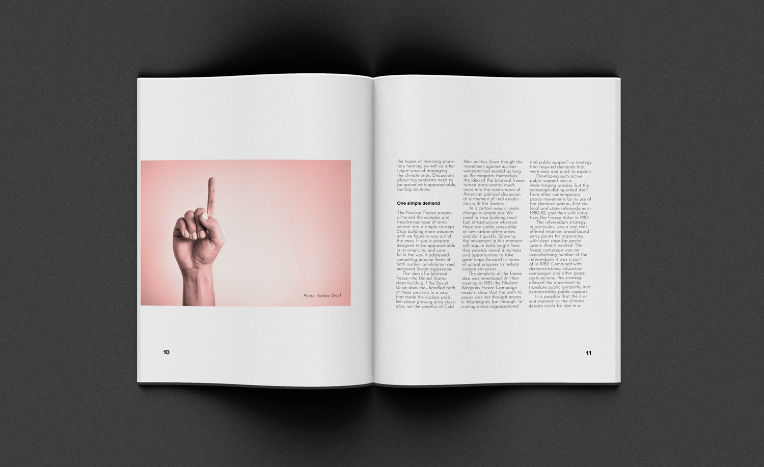 Mock Up Spread Pages 10 and 11